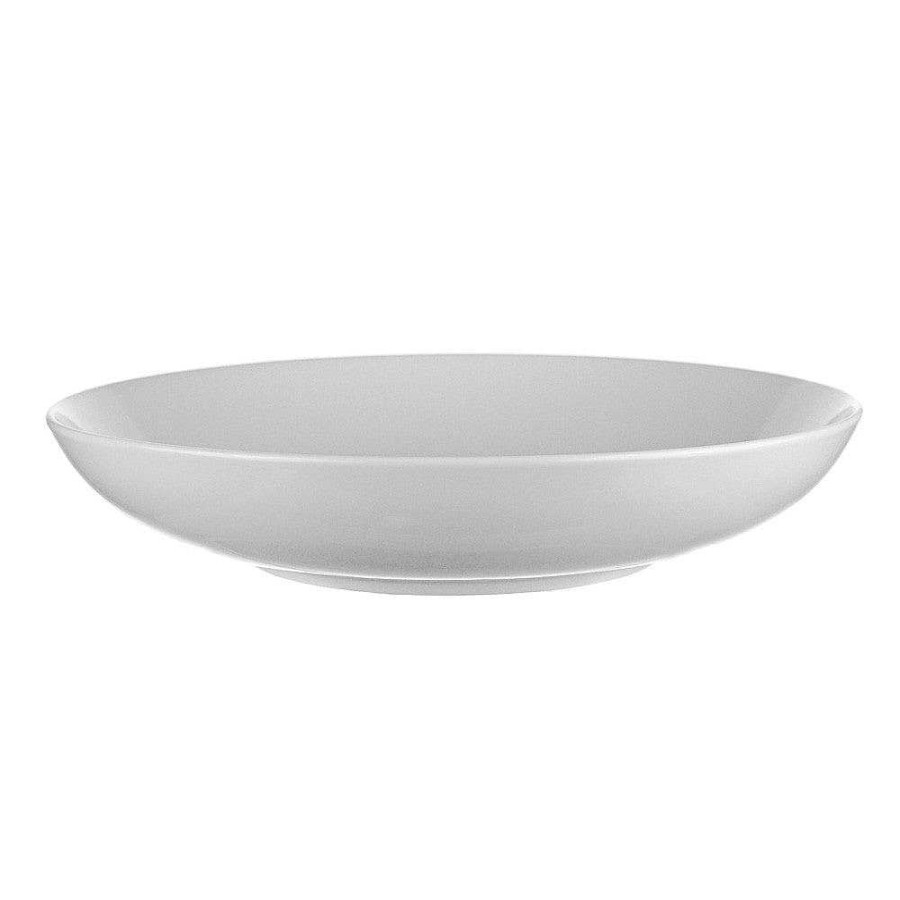 Wheel and Barrow Porcelain Coupe Bowl 35Cm White | Salad & Serving Bowls