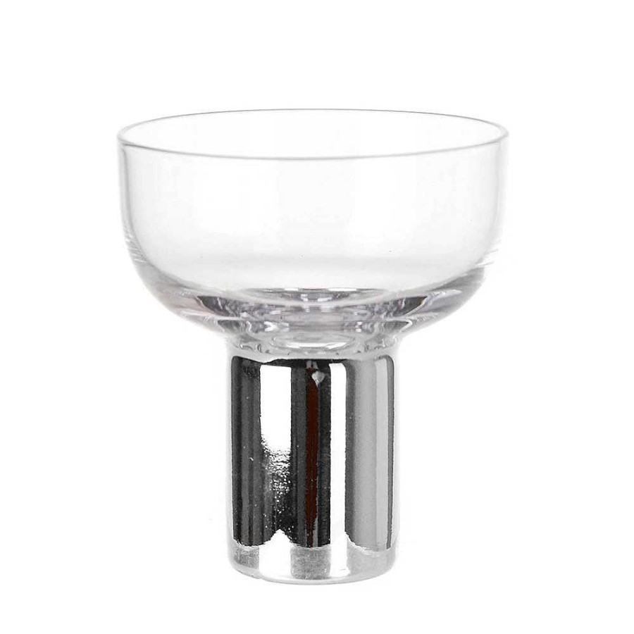 Wheel and Barrow Coupe Glass Heavy Base Silver 260Ml | Cocktail