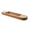 Wheel and Barrow Tray & Dip Bowl Set Madds 4 Piece 32X23X4Cm | Condiments