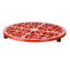 Wheel and Barrow Cast Iron Kitchen Trivet Red 20Cm | Trivets