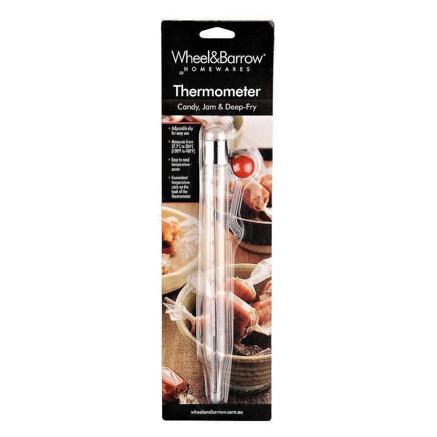 Wheel and Barrow Candy Thermometer Stainless Steel | Thermometers