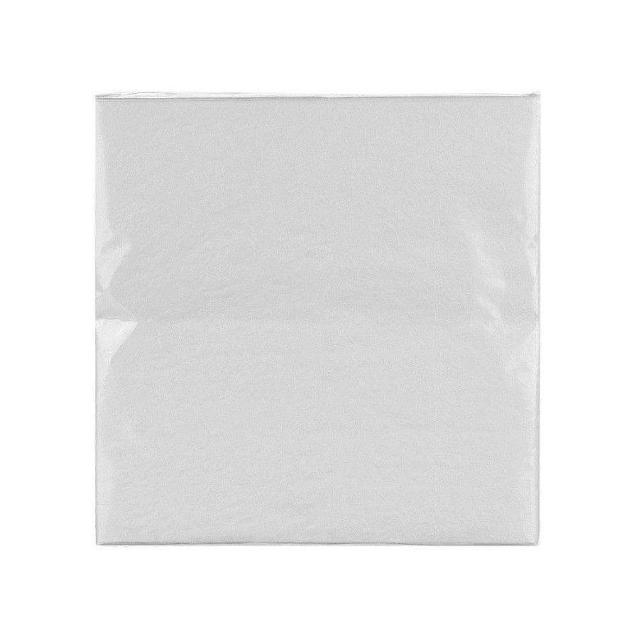 Wheel and Barrow Paper Napkin White Embossed 33Cm Pack/20 | Paper Napkins