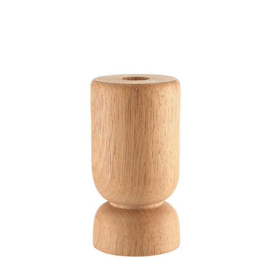 Wheel and Barrow Acacia Wood Candle Holder 13X7Cm | Tealight Holders