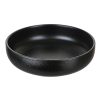 Wheel and Barrow Bowl Round Black 21X6Cm | Noir Collection