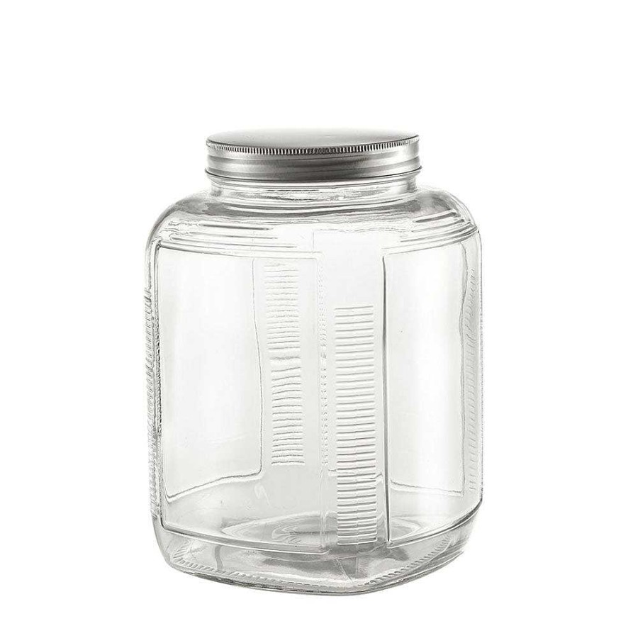 Wheel and Barrow Glass Candy Jar 24X17Cm | Home Storage