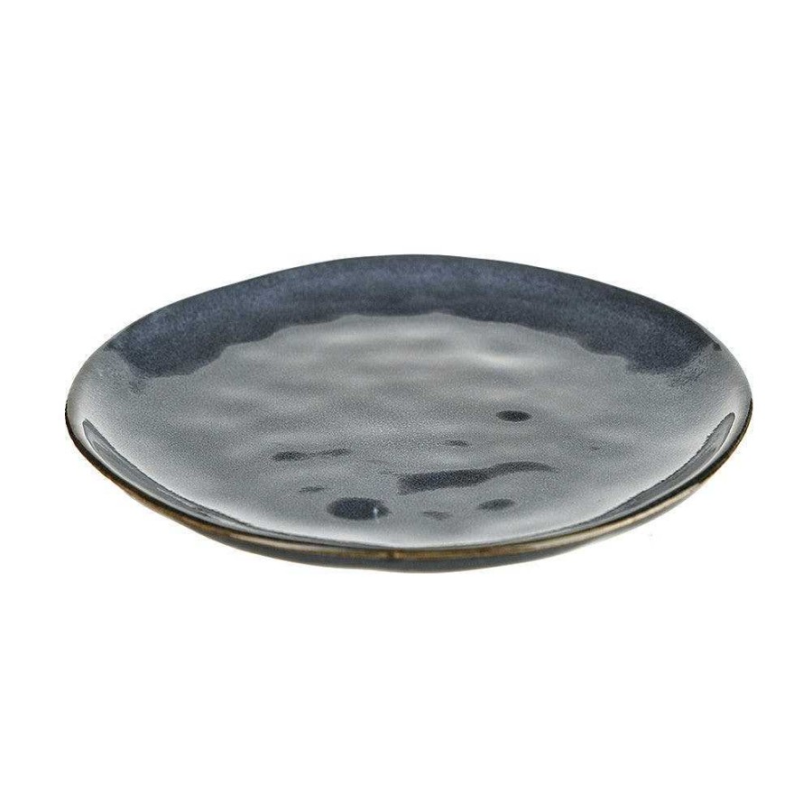 Wheel and Barrow Stoneware Side Plate Mediterranean Blue 20Cm | Stoneware