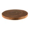 Wheel and Barrow Acacia Wood Lazy Susan 31.5X4Cm | Cheese Serving & Accessories