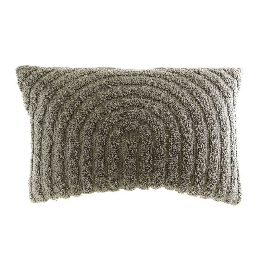 Wheel and Barrow Arch Cushion Grey 40X60Cm | Cushions