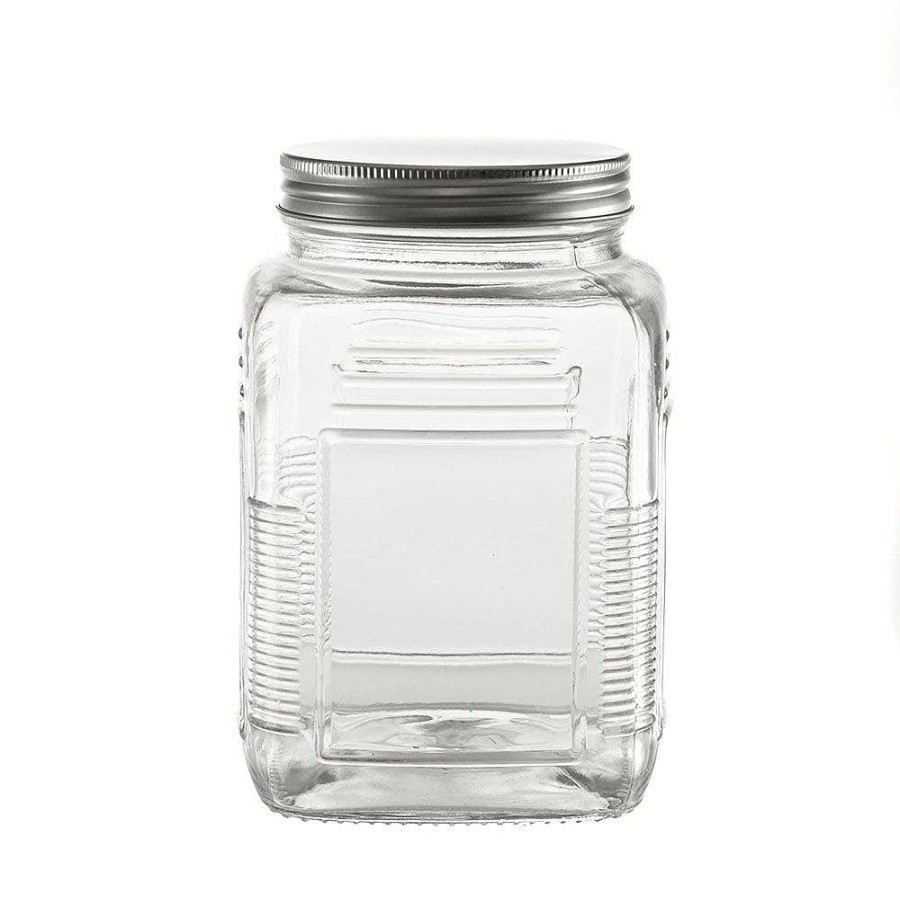 Wheel and Barrow Glass Storage Jar 17X12Cm | Home Storage