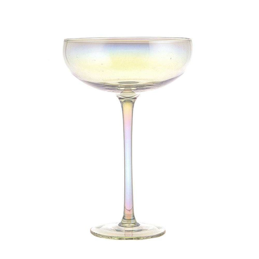 Wheel and Barrow Coupe Glass Pearlised 360Ml | Cocktail