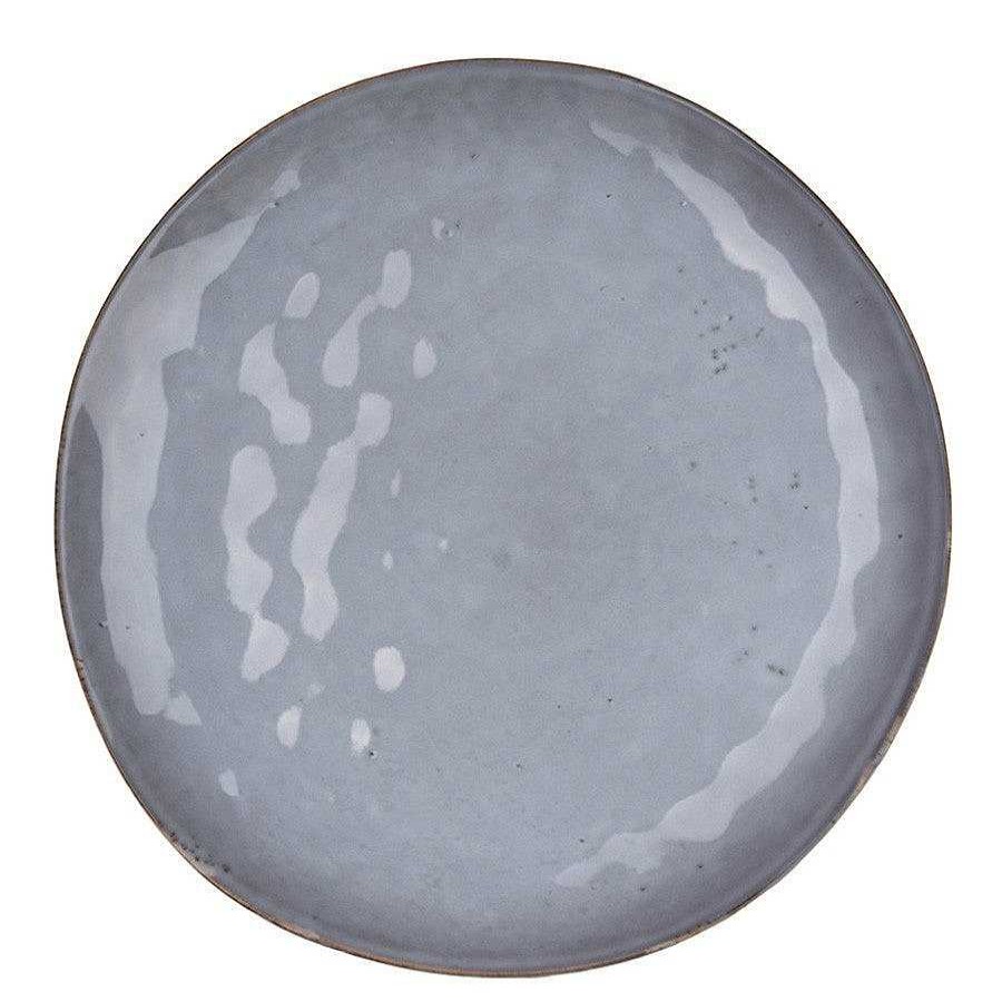 Wheel and Barrow Stoneware Dinner Plate Light Blue 29Cm | Stoneware