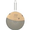 Wheel and Barrow Silicone Splatter Screen Grey 31X49Cm | Kitchen Gadgets