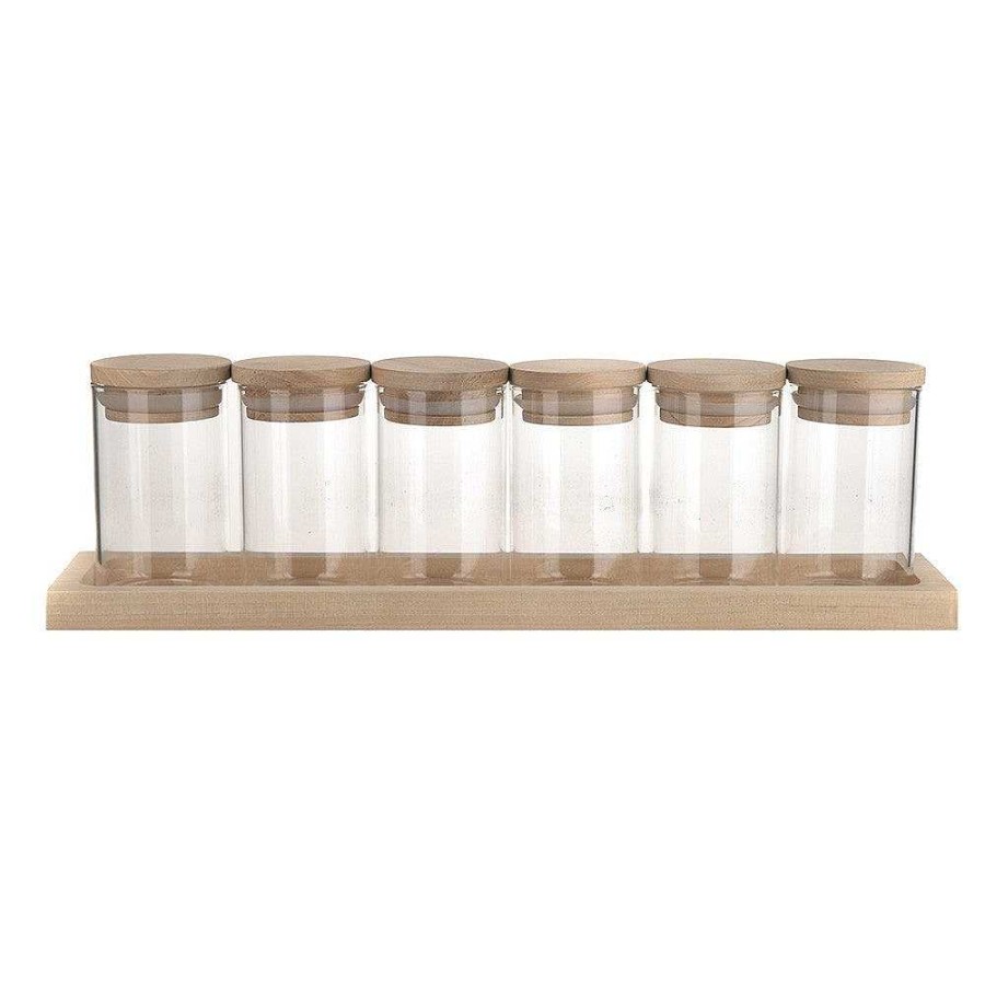 Wheel and Barrow Spice Rack 6 Jars 100G | Home Storage