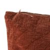 Wheel and Barrow Velvet Cushion Red 50X50Cm | Noir Collection