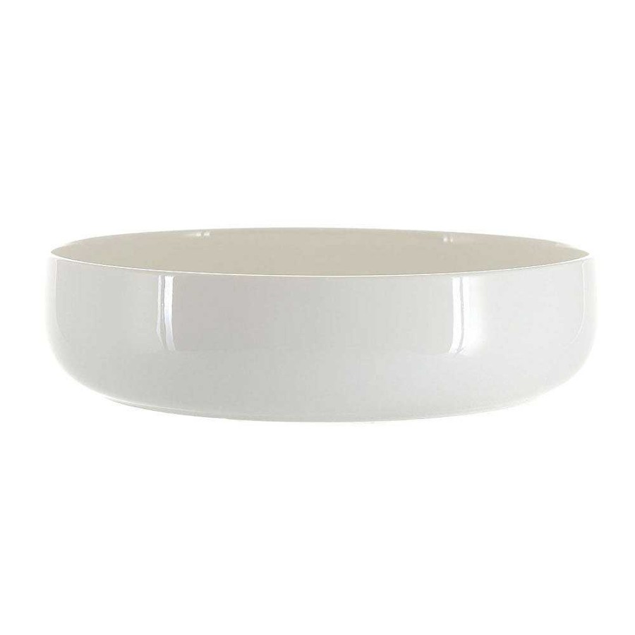 Wheel and Barrow Porcelain Bowl Round 24Cm White | Salad & Serving Bowls