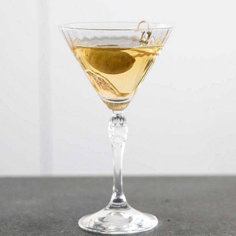 Wheel and Barrow Martini Glass America'S 20 Speakeasy 245Ml | Cut Glass Range