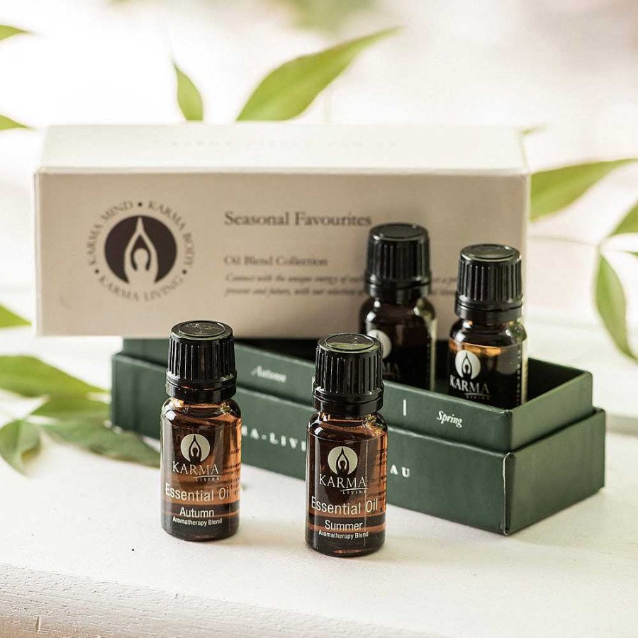 Wheel and Barrow Seasonal Essential Oil Blends Set | Pamper