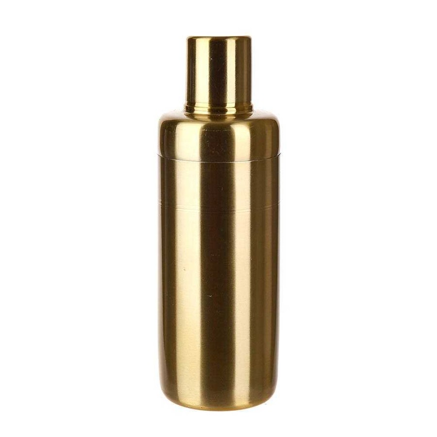 Wheel and Barrow Stainless Steel Cocktail Shaker 550Ml Gold | Palm Range