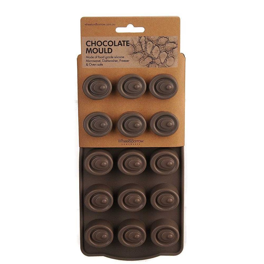 Wheel and Barrow Chocolate Mould Silicone Round 21X11X2Cm | Cake Moulds & Accessories