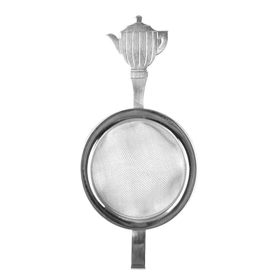 Wheel and Barrow Tea Strainer With Teapot Handle 7Cm | Accessories