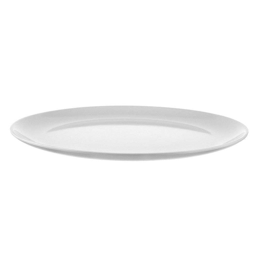 Wheel and Barrow Melamine Cake Plate 40Cm White | Outdoor Servingware