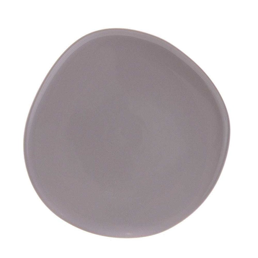 Wheel and Barrow Organic Lilac Plate - Atomic Reactive 34X33X3.5Cm | Serving Platters