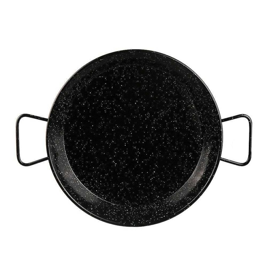 Wheel and Barrow Enamel Paella Pan 36Cm | Paella Pans & Accessories