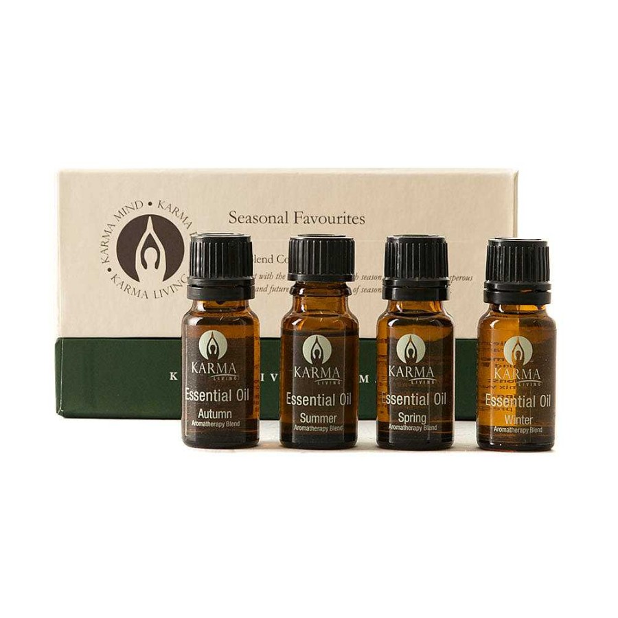 Wheel and Barrow Seasonal Essential Oil Blends Set | Pamper