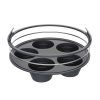 Wheel and Barrow Silicone Muffin Pan 5 Cup 22Cm | Baking Pans