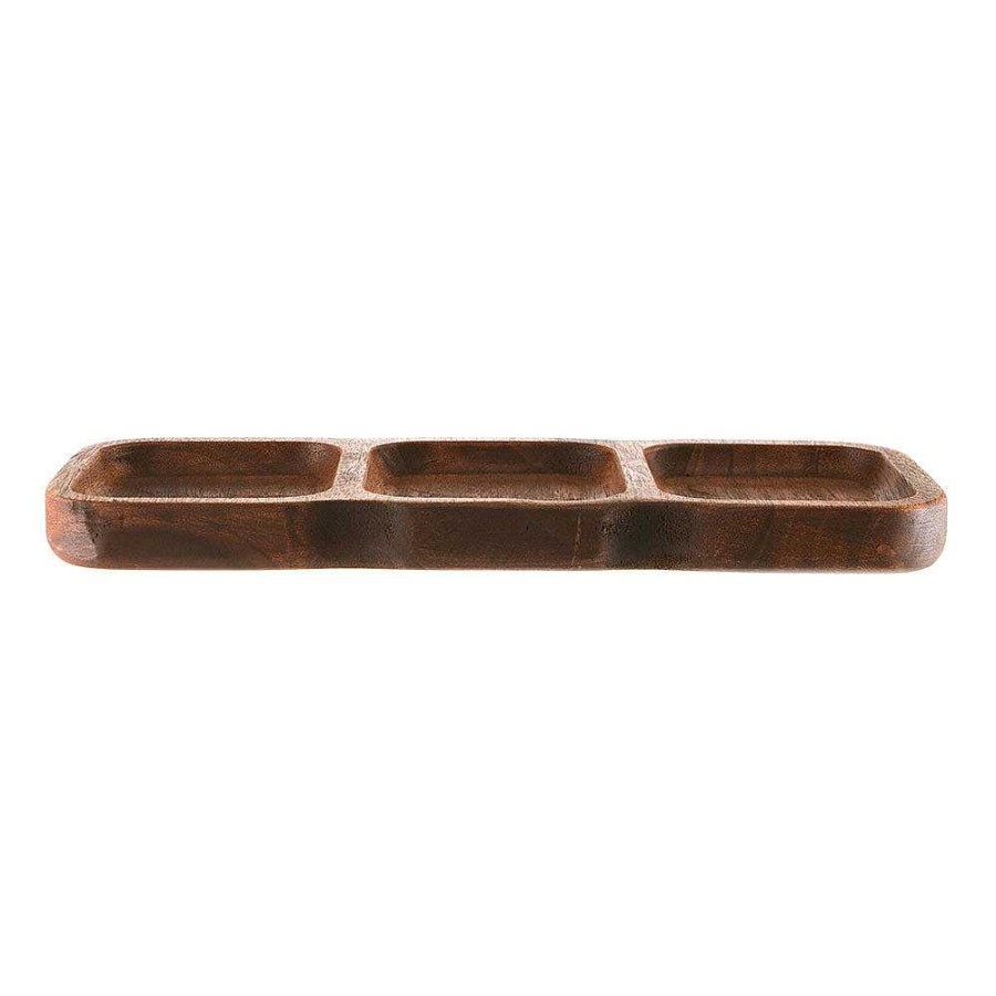 Wheel and Barrow Acacia Serving Tray 38X15X3Cm | Trays