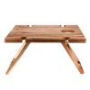 Wheel and Barrow Picnic Table Acacia Wood 48X38X24Cm | Wine & Cheese Tasting