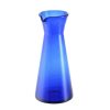 Wheel and Barrow Glass Carafe Bubble Cobalt Blue 985Ml | Blue Splash