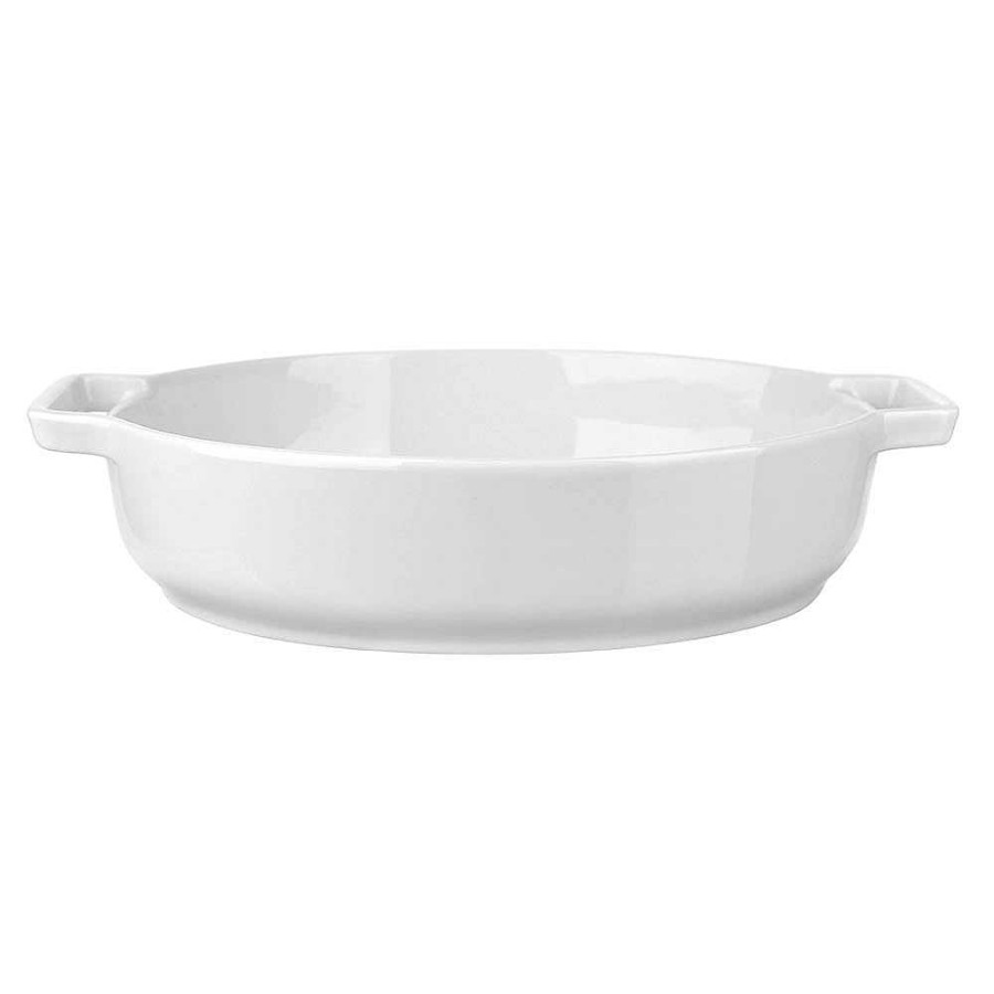 Wheel and Barrow Porcelain Baking Dish Oval White 36Cm | Baking Dishes