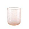 Wheel and Barrow Glass Tumbler Bubble Rose Pink 350Ml | Hiballs & Tumblers