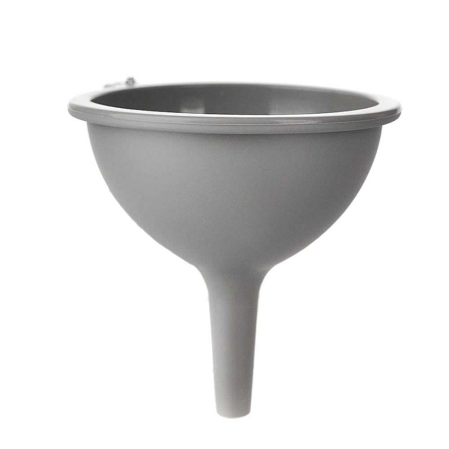 Wheel and Barrow Silcone Funnel Grey Large 13Cm | Kitchen Gadgets