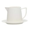 Wheel and Barrow Gravy Jug & Sauver 600Ml White | Condiments