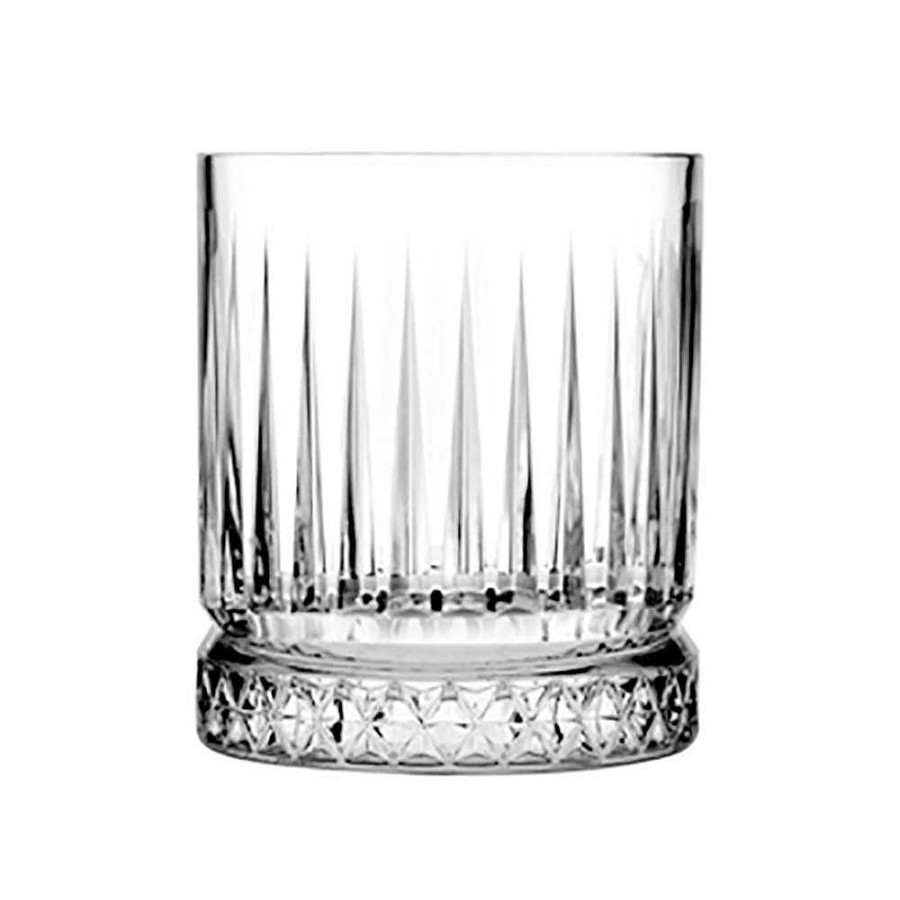 Wheel and Barrow Ribbed Whisky Glass Elysia 355Ml | Cut Glass Range